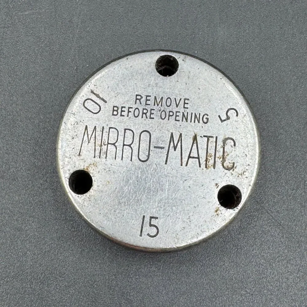 Vintage Mirro-Matic Pressure Cooker Regulator Weight 15 Lb Replacement Part